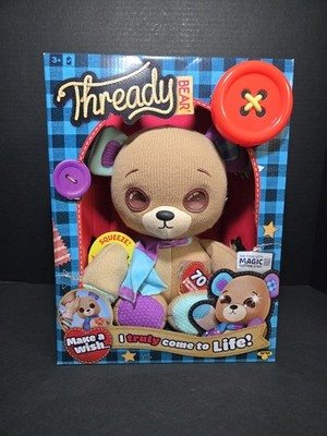 Thready Bear 23001 Interactive 14'' Plush Teddy Bear, 70+ Expressions & Reactions