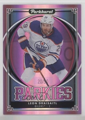 2023-24 Upper Deck Parkhurst Parkies Pink 20/50 Leon Draisaitl #P-45 3za