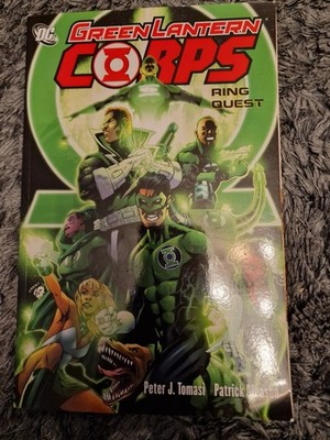 DC Green Lantern Corps Ring Quest Softcover Comic Book
