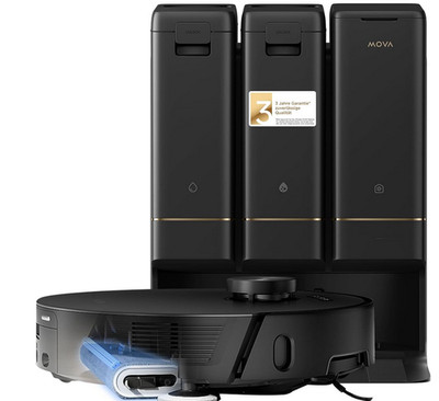 Mova Z50 Ultra saugroboter mit wischfunktion mit 19,000 Pa, 18N Abwärtsdruck, Li