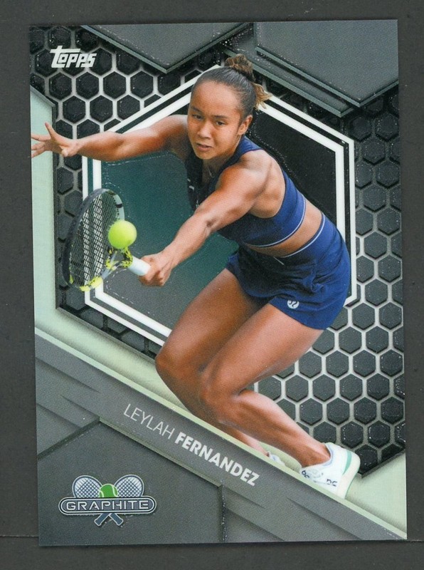 2026 Topps Graphite Leylah Fernandez White Refractor #/10