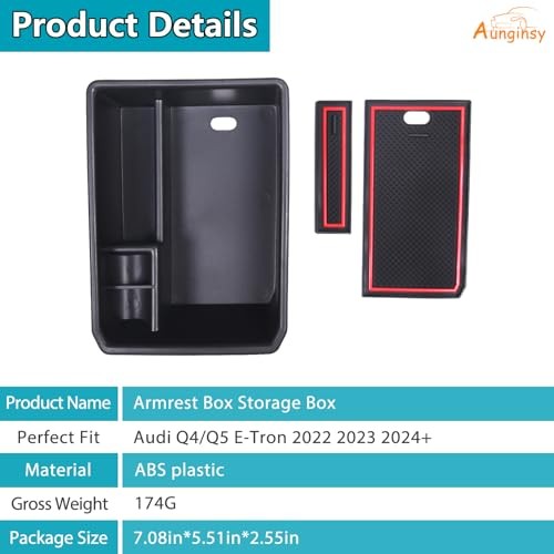 SHAOHAO Compatible with Audi A4 B9 8W / A5 F5 Sportback 2017-2025 Car Accessories Centre Console Armrests Storage Box Organiser Tray Audi A4 B9 SHAOHAO Compatible with Audi A4 B9 8W / A5 F5 Sportback 2017-2025 Car Accessories Centre Console Armrests Storage Box Organiser Tray Audi A4 B9