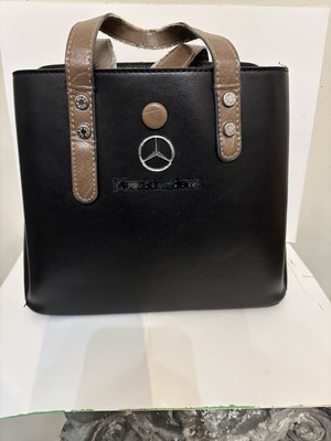 Mercedes-Benz レザー バッグ 黒 Mercedes Benz Black Purse | eBay