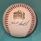KYLE HENDRICKS (Cubs) Signed Official 2016 WORLD SERIES Baseball Beckett (BAS)