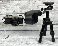 Kalimar K-90 1000 TTL 35mm Film SLR Camera with 50mm f 1:1.7 Lens, Case Tripod