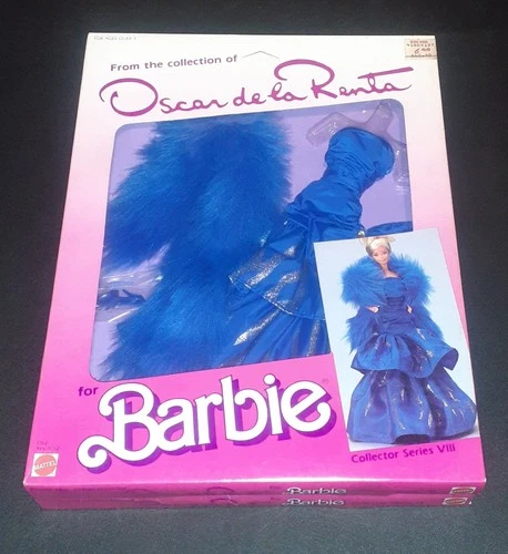 Vintage Mattel 1985 Oscar de la Renta for Barbie 2762 collector series VIII NRFB
