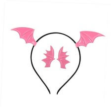 RFTWXHPN Devil Horns Headband Halloween Headbands for Women Devil Horn Pink