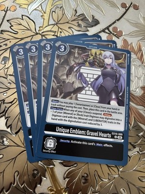 Digimon Card Game Playset Unique Emblem: Gravel Hearts EX10-069 U Sinister Order