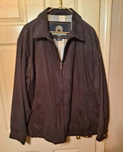 Weatherproof Men's Black Zip Front Lined Jacket- XL Polyester Shell (super soft) video thumbnail