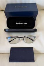 Polo Ralph Lauren PH 1001 9002 Gunmetal Silver Half Eyeglasses Frames 53 19 135