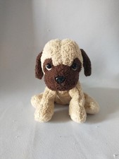 Russ Luv Pets Max Plush Pug Puppy Dog Brown 5" Mini Bean Bag