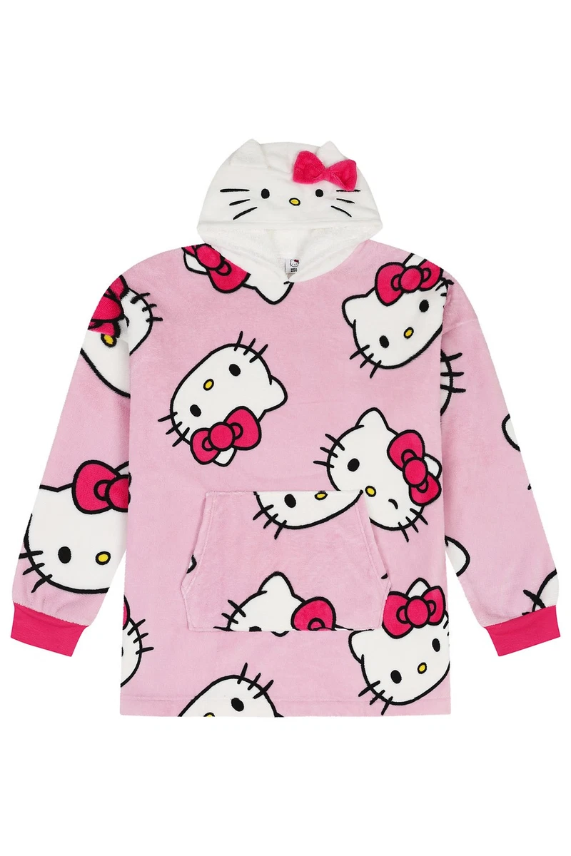 Sweat Hello Kitty Capuche Zippé Vintage 2007 – Robo Kitty – Taille Medium