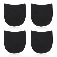 2 Pairs Shoe Rubber Repair Heels Anti Slip Boot Heel Replacement Kit Heel Pads