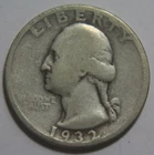1932-D Washington Head Silver Quarter - Key Date - 25C - No Reserve!