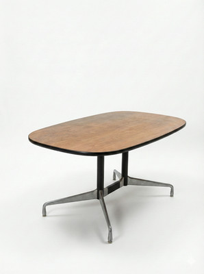 Eames for Herman Miller Segmented Base Oval Conference Table - Mid-Century Moder