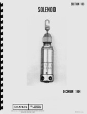 Graflex Solenoid Service, Repair, Operation  Mounting Manual 1964 Reprint