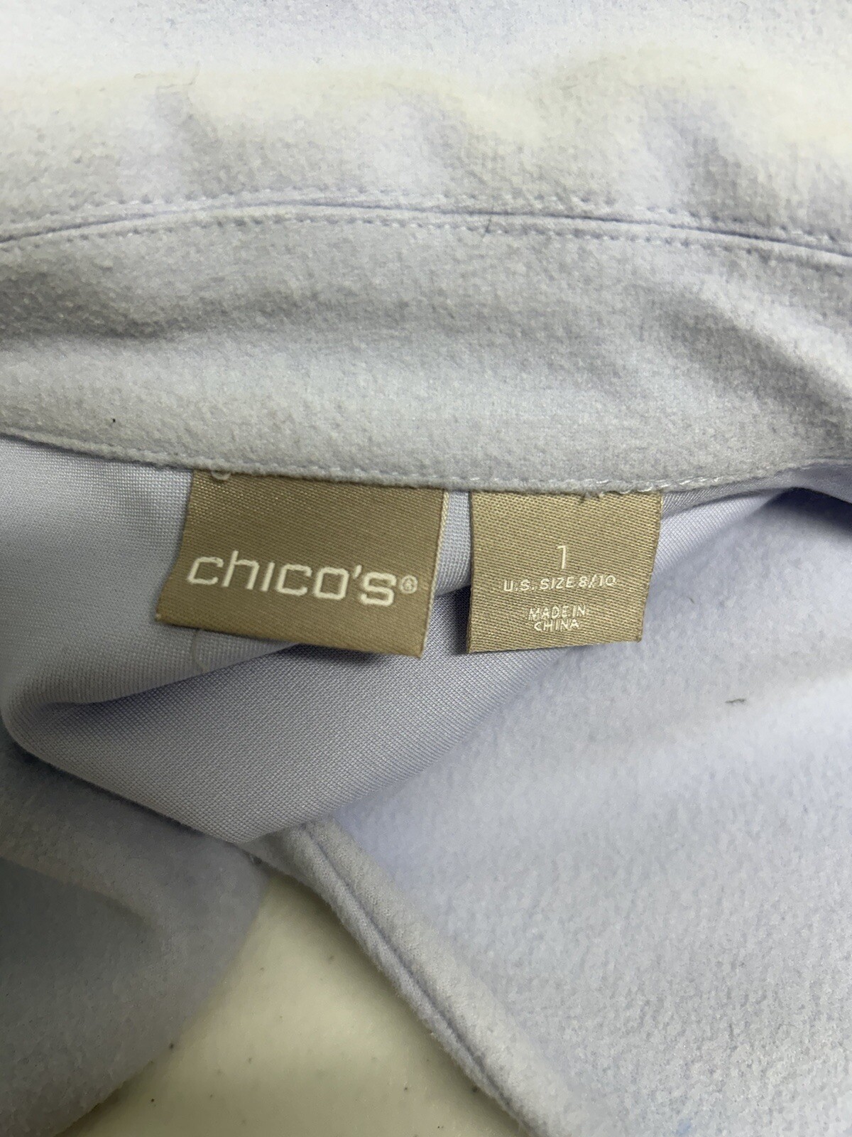 Chico’s Periwinkle Single Button Single Breasted … - image 6