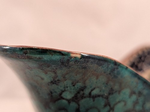 Antique Japanese Yoshidaya Ko-Kutani Ceramic Bowl Kiri & Kiku Flowers Japan - Picture 15 of 23