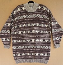 ALPINE JK COLLECTION Sweater Lambswool Angora Rabbit Embellished Pearl 22/24