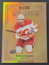 2023-24 Upper Deck Allure Doubloons #DB-52 Matthew Coronato Rookie Gold Calagary