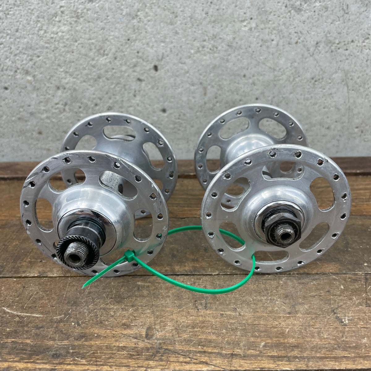 Vintage Campagnolo Record Hub Set High Flange 36 Hole 120 mm