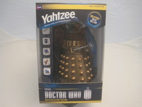 Dr. Who Dalek Yahtzee board dice game New Factory Sealed