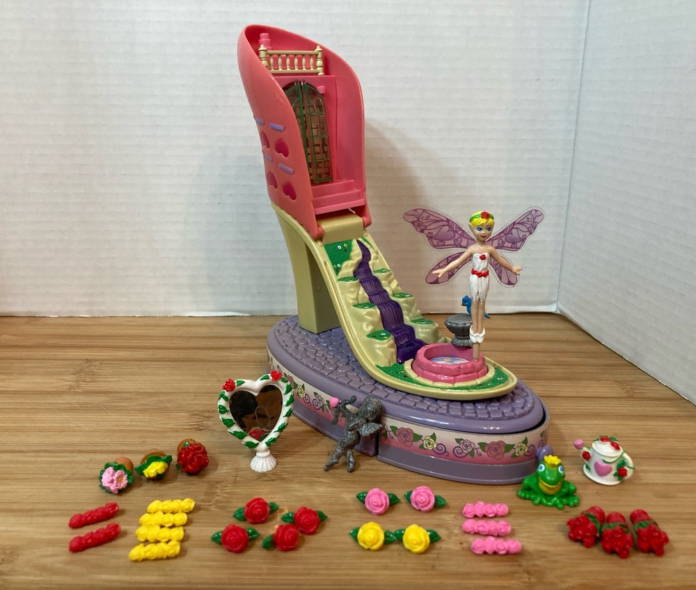 Legend Of The Shoe Fairies Rose Garden Vintage Polly Pocket  by Blue Box Fairy