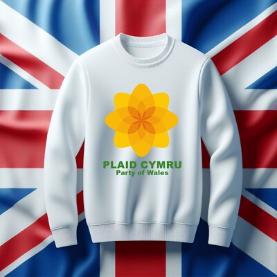 Karierter Cymru Pullover, stimmen Sie für karierten Cymru Pullover, UK Elections 2024 Sweatshirt