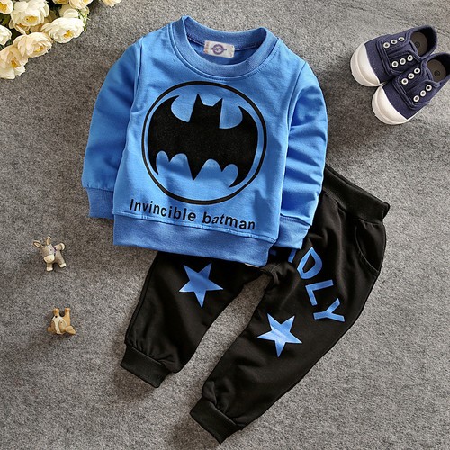 2PCS Toddler Kids Baby Boys Cartoon Top+Pants Set Kids Autumn Clothes Outfits - Bild 5 von 14