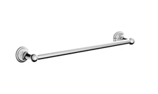 Phylrich 500-70/026 HEX Traditional 18” Towel Bar In Polished Chrome 