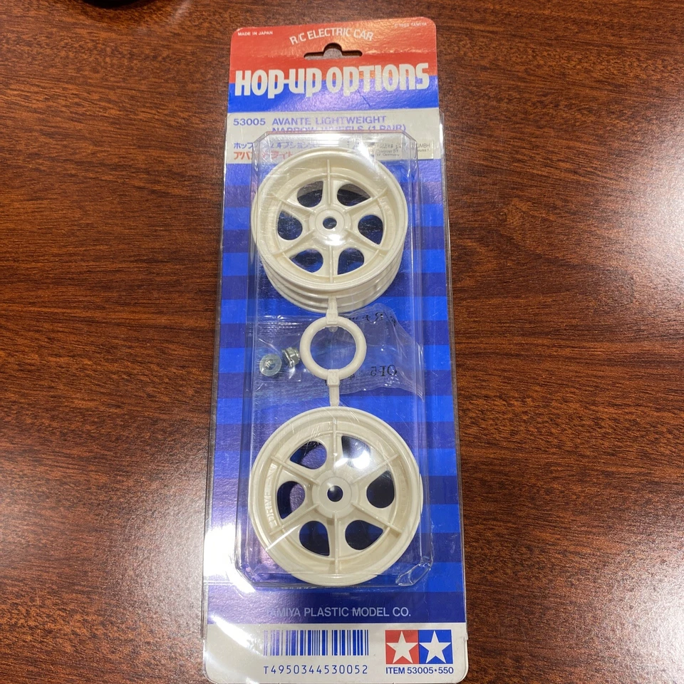Tamiya White Avante Wheels HOP-UP OPTIONS 53005 Front Wheels - Изображение 3 из 4