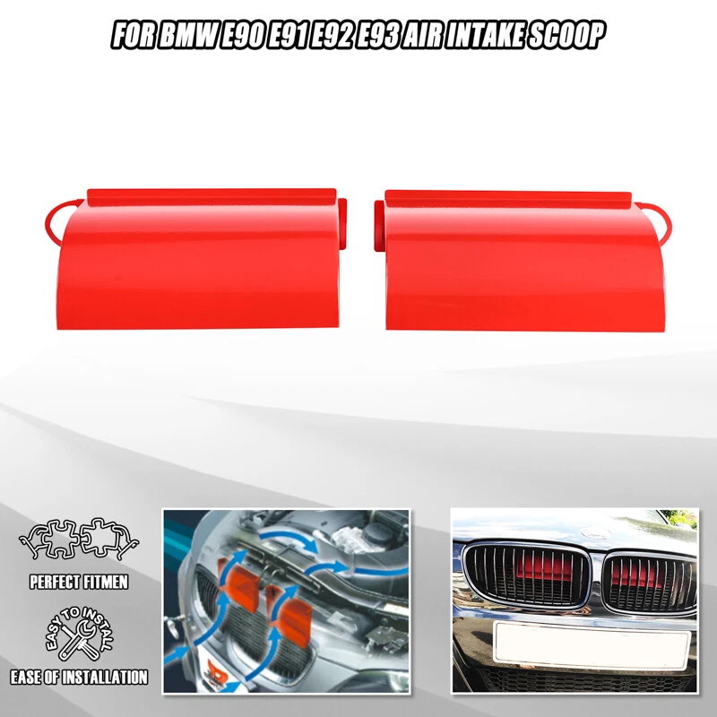 INTAKE SCOOP for BMW For RAM AIR RED E90 E91 E92 E93 325i 335i 330i 330D 335D M3 Foto 4 de 4