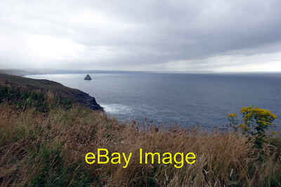 Photo 6x4 View from Tintagel Youth Hostel, Dunderhole Point Gull Rock can c2013