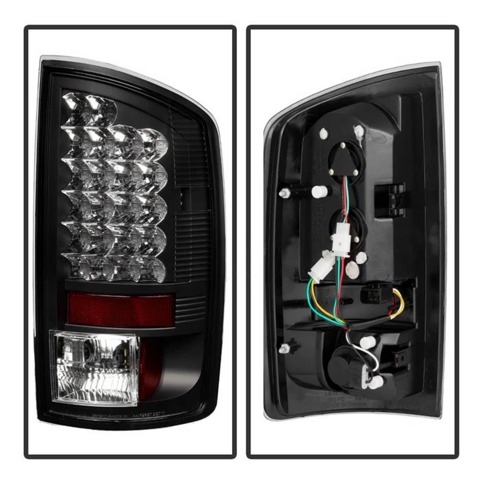 Пара светодиодных задних фонарей Spyder подходит для 02–06 Dodge Ram 1500, 03–06 2500 / 3500 черные - Изображение 3 из 4