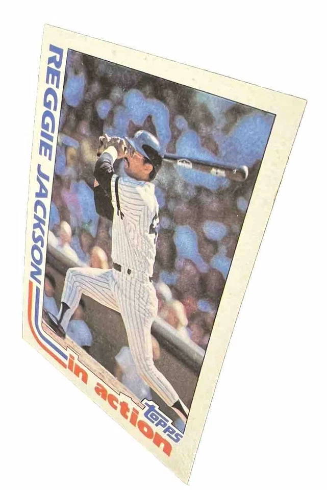 1982 Topps - In Action #301 Reggie Jackson Original Owner Pristine Card - Image 3 of 4