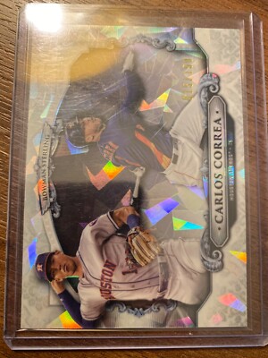 2018 Bowman Sterling Continuity Atomic Refractor #/150 Carlos Correa #BS-CC Rare