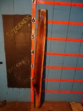 A1273    1 1/16" THICK  black walnut Live Edge Slab shelf table KILN DRIED