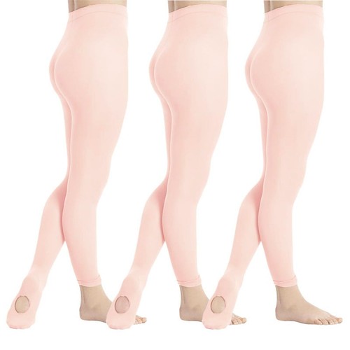 Girls Ballet Tights Dance Tight Toddler Pink Soft Transition Footless Pantyhose