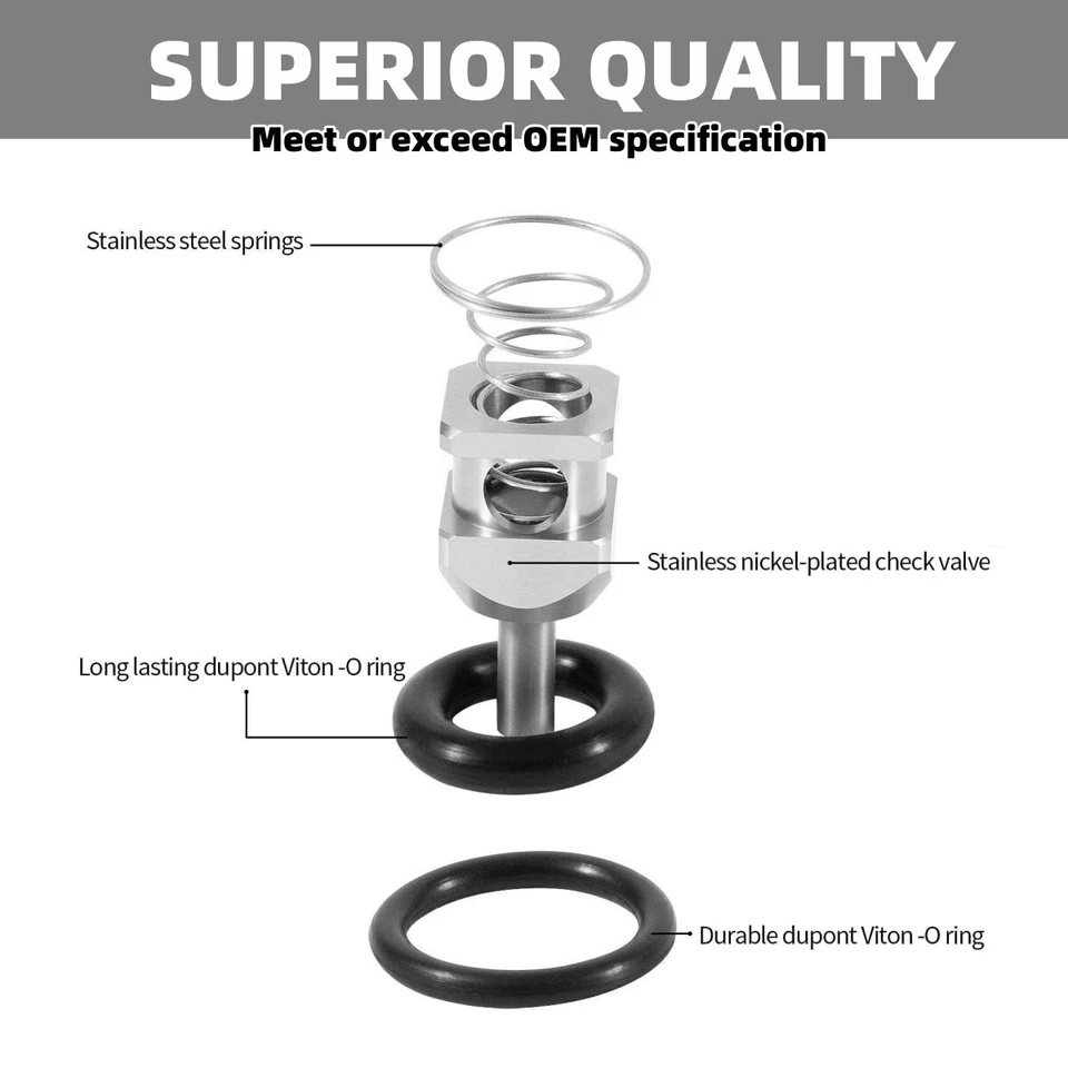 Fuel Tool EFI Check Valve Rebuild Kit MC-300 for Harley Davidson 2001-2022 Foto 4 de 4