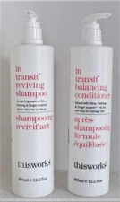 2 thisworks Shampoo & Conditioner In Transit With Essential Oils - All Hair Type