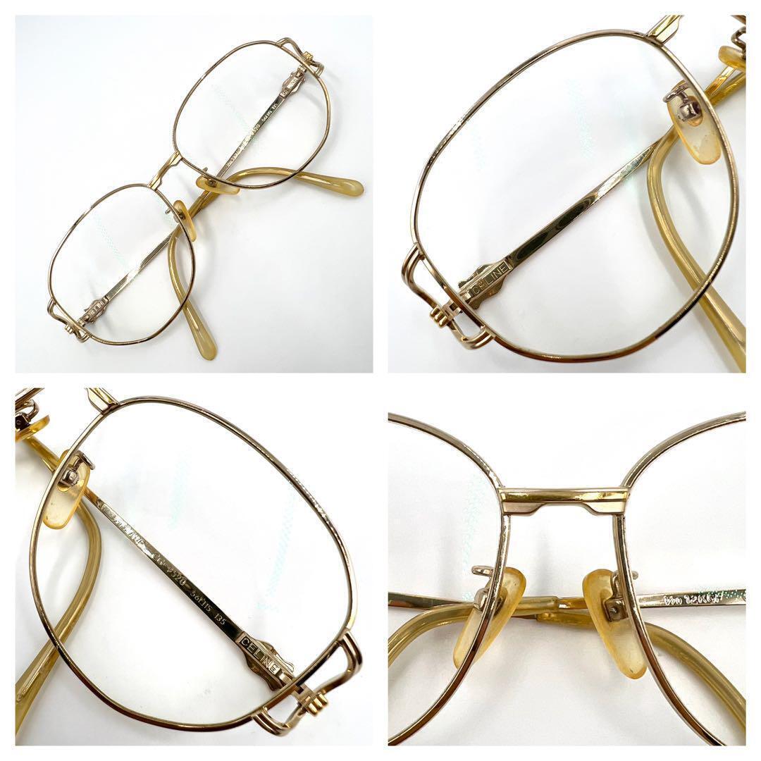 CELINE Authentic Glasses 1/20 12KGF CG-95 Full Rim Macadam CELINE Authentic Glasses 1/20 12KGF CG-95 Full Rim Macadam
