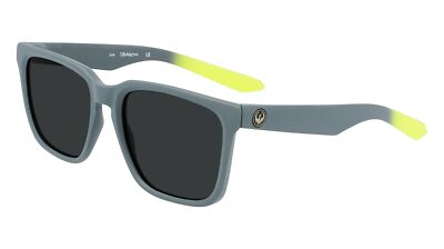 NEW Dragon Baile LL Matte Charcoal Sunglasses with Lime Tips & Luma Lenses