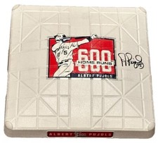 Albert Pujols Signed MLB Commemorative Game 600th Home Run Base MLB HOLO L@@K
