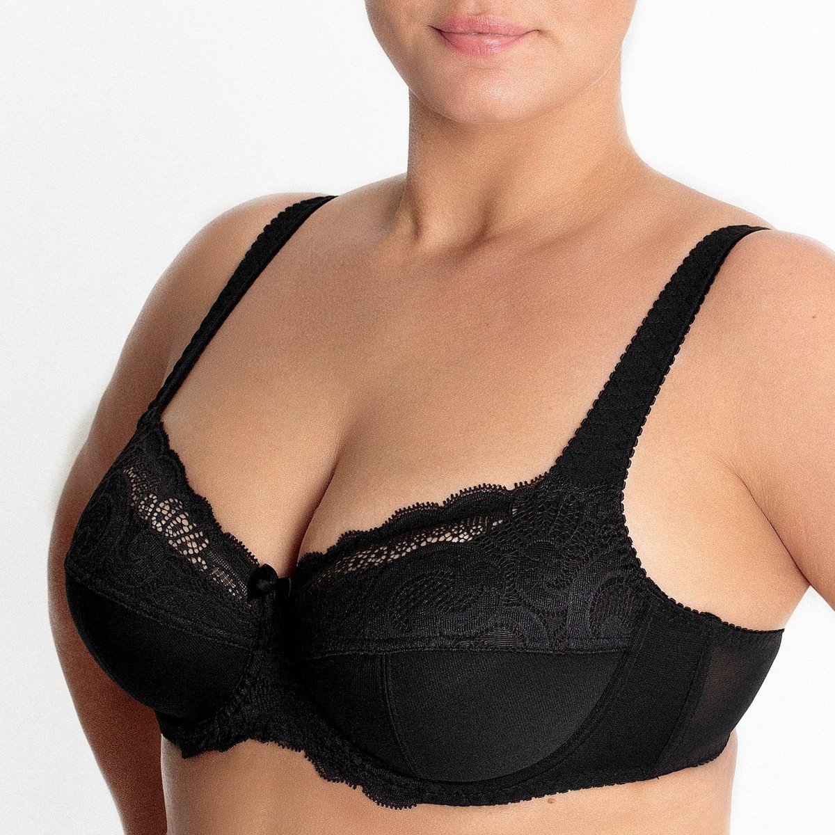 34-48C-H I J K Cup Plus Size Underwire Full Coverage Bra Wide