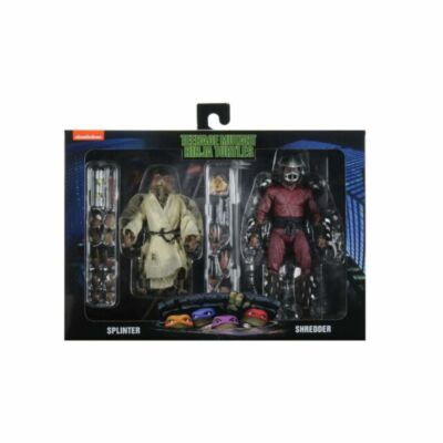 2020 NECA TMNT Movie Splinter and Shredder 2 Pack NEW In Box