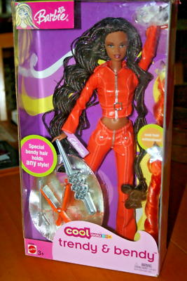 2003 Cool Lookz trendy & bendy Christie Barbie Doll-New in Box | eBay