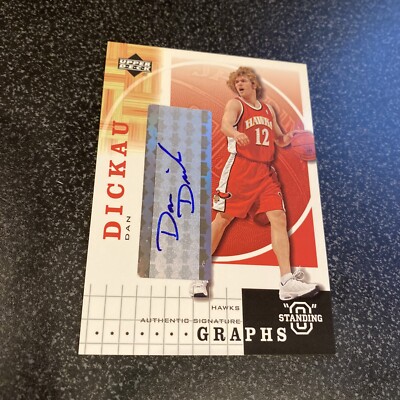Dan Dickau 2003-04 Upper Deck Standing O Graphs Autograph #DD