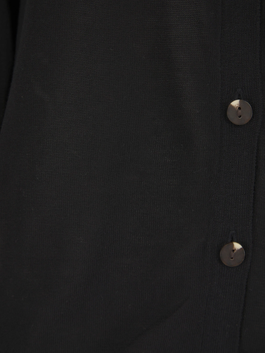 Ladies Capsule Button Through Knit Cardigan Grey Pink Black Beige 8 10 12 14 16 - Picture 9 of 17