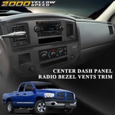 Center Dash Trim Radio Bezel Vent Panel Fit For 2006-2008 Dodge Ram 1500 2500