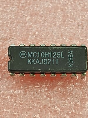 MC10H125P - MOTOROLA - ECL to TTL Translator, 4 Func, True Output, ECL, PDIP16